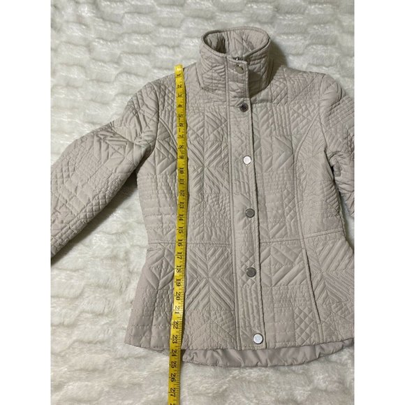 WEATHERPROOF GARMENT COMPANY Quilted Jacket Women Size Small Ivory - Picture 3 of 10